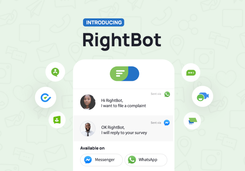 RightCom released a new WhatsApp and Messenger chatbot